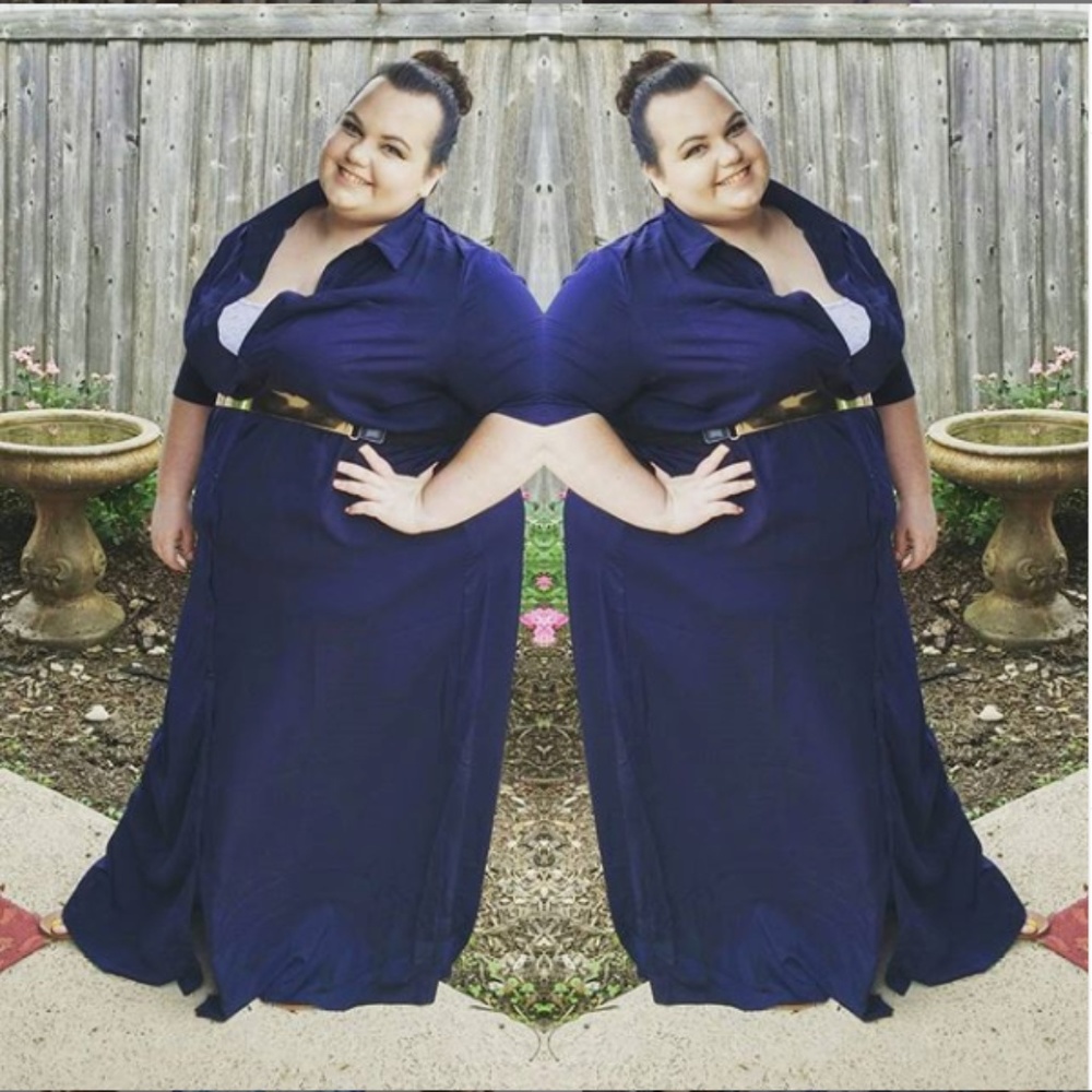 Asos Curve Size 24 Maxi Dress